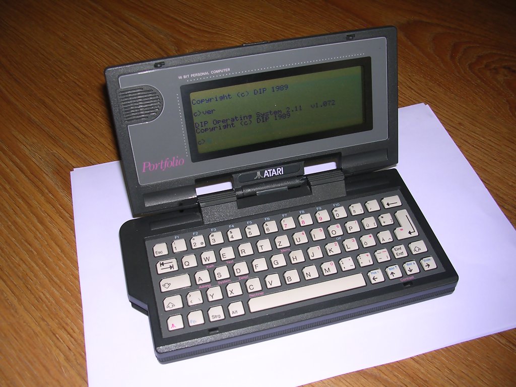 Atari portfolio software